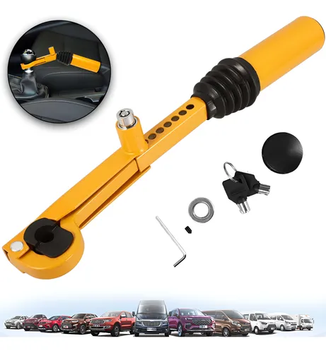 Trava Cambio Freio De Mão Amarela Com 2 C...